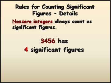 Rules for Counting Significant Figures - Details