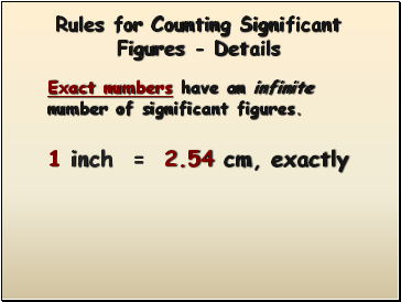 Rules for Counting Significant Figures - Details