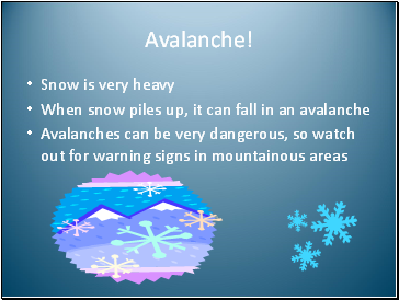 Avalanche!