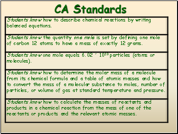 CA Standards