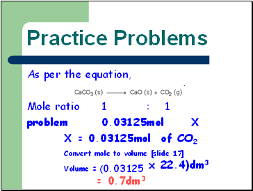 Practice Problems