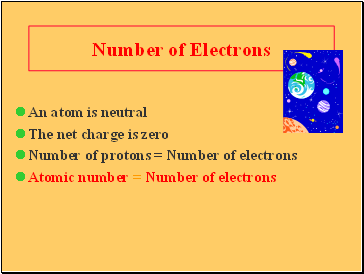 Number of Electrons