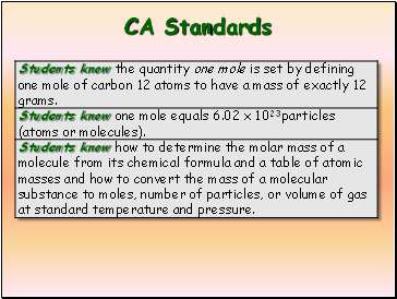 CA Standards