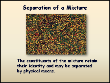 Separation of a Mixture
