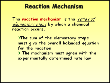 Reaction Mechanism