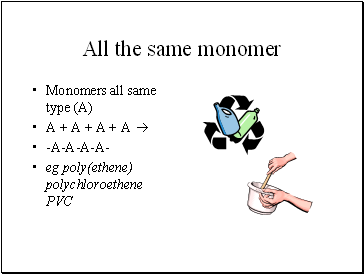 All the same monomer