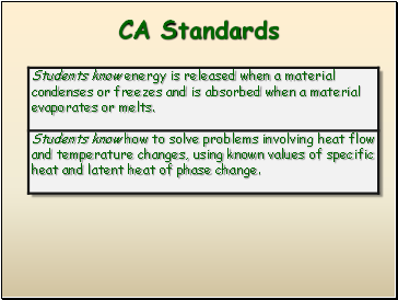 CA Standards