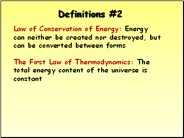Definitions #2