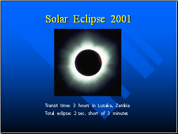 Solar Eclipse 2001