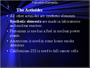 The Actinides