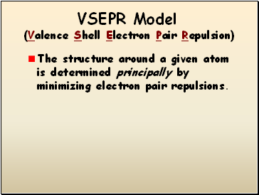 VSEPR Model