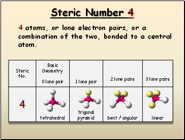 Steric Number 4