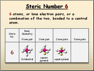 Steric Number 6