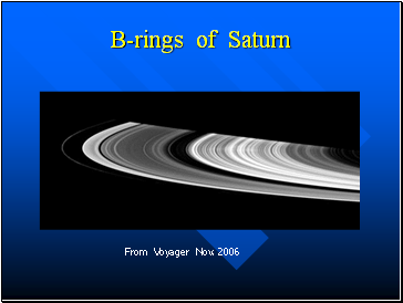 B-rings of Saturn