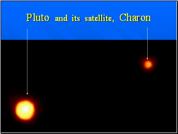 Pluto and its satellite, Charon