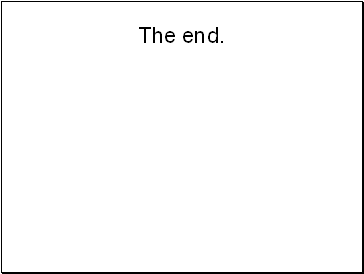 The end.