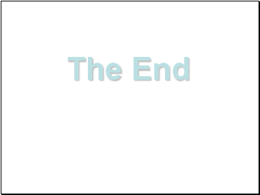 The End