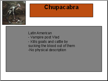 Chupacabra