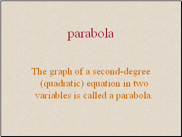 Parabola