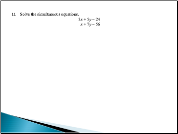 Algebra revision