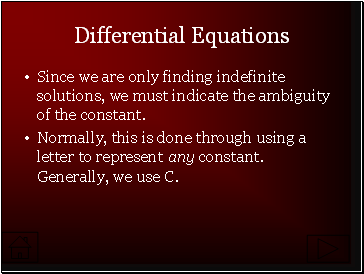 Differential Equations