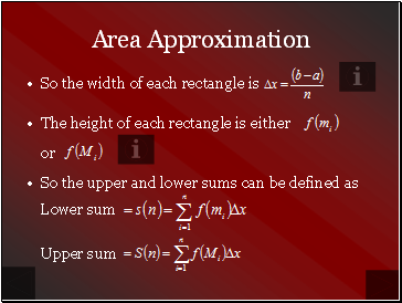 Area Approximation