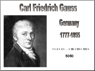 Carl Friedrich Gauss