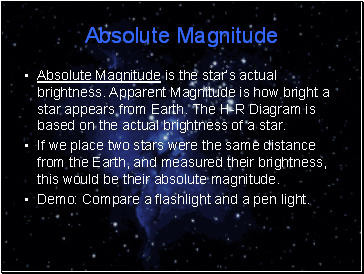 Absolute Magnitude