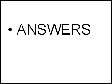 ANSWERS