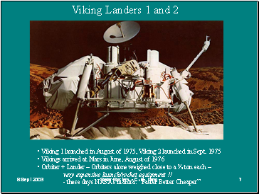 Viking Landers 1 and 2