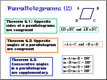 Parallelograms (2)
