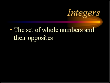 Integers