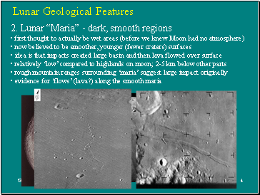 Lunar Geological Features