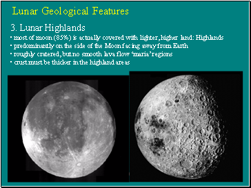 Lunar Geological Features