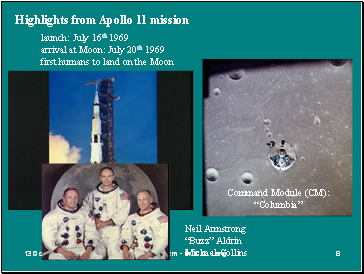 Highlights from Apollo 11 mission