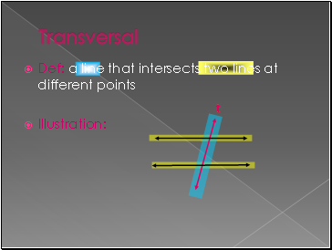 Transversal