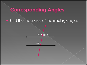 Corresponding Angles