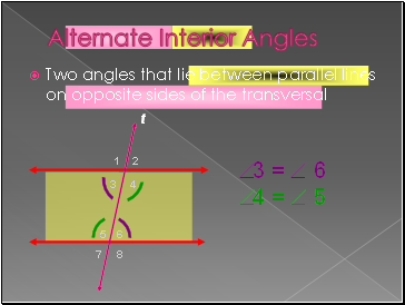 Alternate Interior Angles