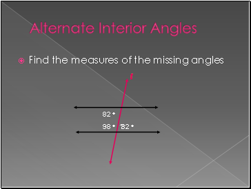 Alternate Interior Angles