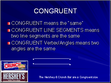 Congruent