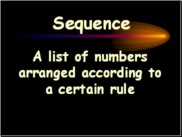 Sequence