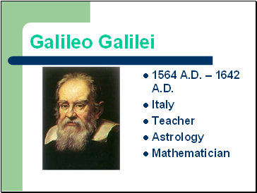 Galileo Galilei