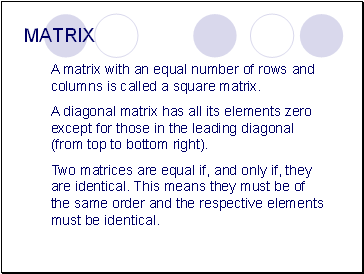 MATRIX