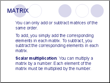 MATRIX