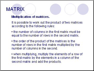 MATRIX