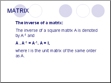 MATRIX