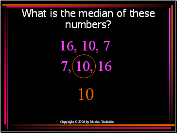 What is the median of these numbers?