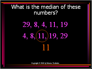 What is the median of these numbers?