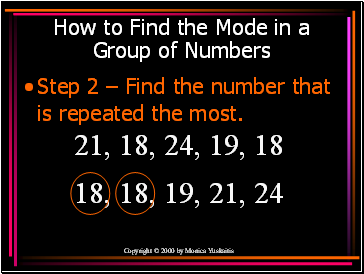 How to Find the Mode in a Group of Numbers