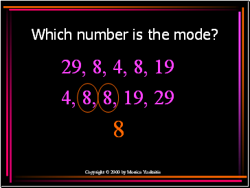 Which number is the mode?